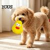 Flexible Latex Pet Plaything Squeaky Pear Dog Toy, Chew Small Medium Toys Interactive Fetch Teeth Cleaning Toy for Aggressive Chewers Anxiety Relief