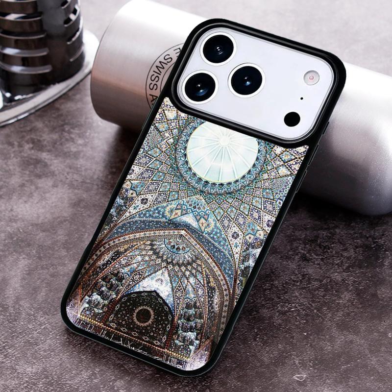 Arabic Muslim Mosque Building Phone Case For iPhone 17 16 15 14 13 12 11 Pro Max Plus 17Air Soft Silicone Cover