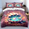 Dreamy Seashell Pearl Three-Piece Set kid's and adults' bedroom decor, Exquisite three-piece bedding set gift
