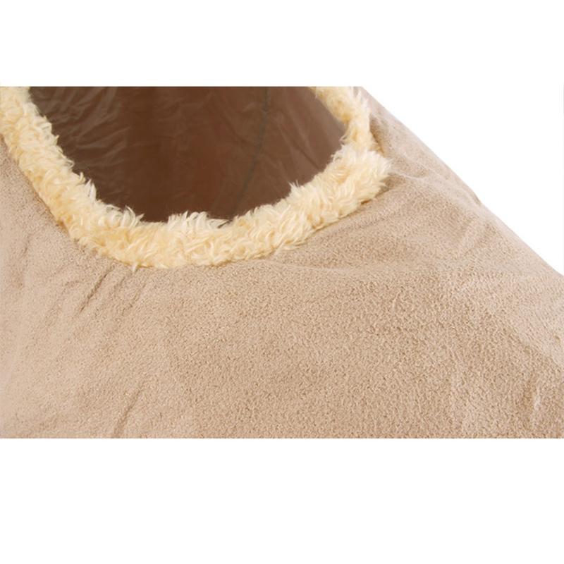 Wildleder-Katzentunnel, pädagogischer, zusammenklappbarer Katzenspielzeug-Bohreimer, Haustiertunnel, faltbar, verschleißfest