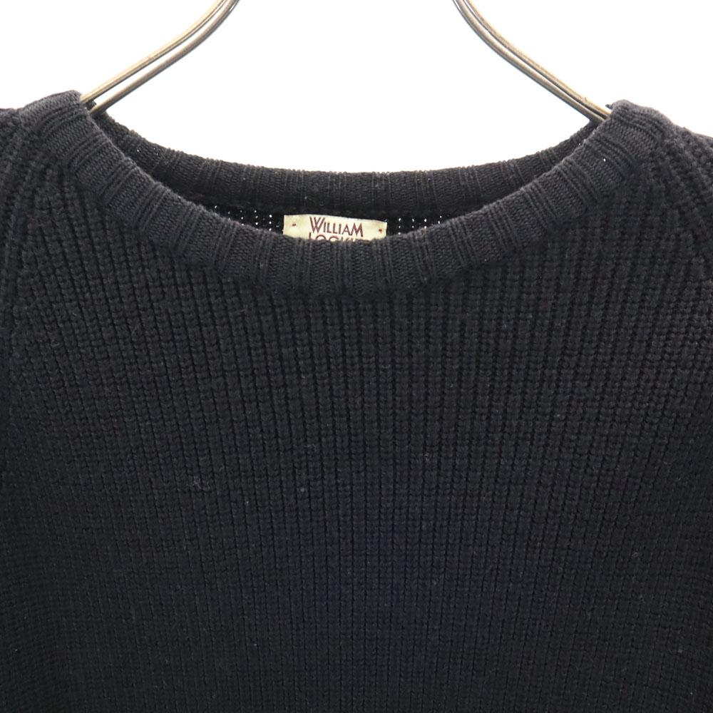 WILLIAM LOCKIE Old Scottish Wool Long Sleeve Elbow Patch Sweater 36 Knit Men's Used