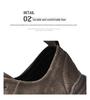 Retro British Style Men's Pigskin Leather Casual Shoes