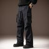 High-end American Outdoor Hiking Straight-leg Casual Pants for Men, New Autumn Functional Versatile Softshell Paratrooper Pants