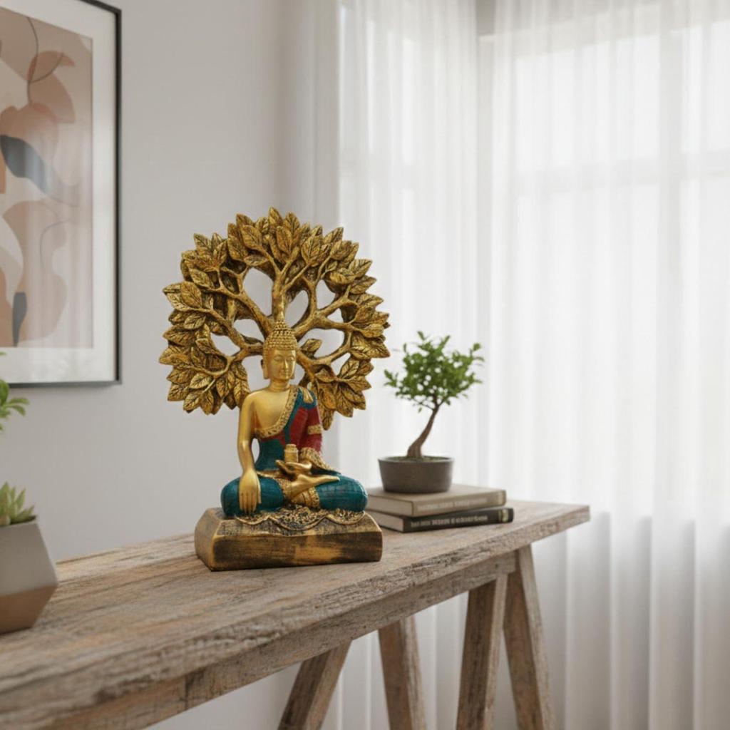 Buddha Statue for Home Living Room Decor Diwali Office Corporate Gift Meditation Showpiece Figurine