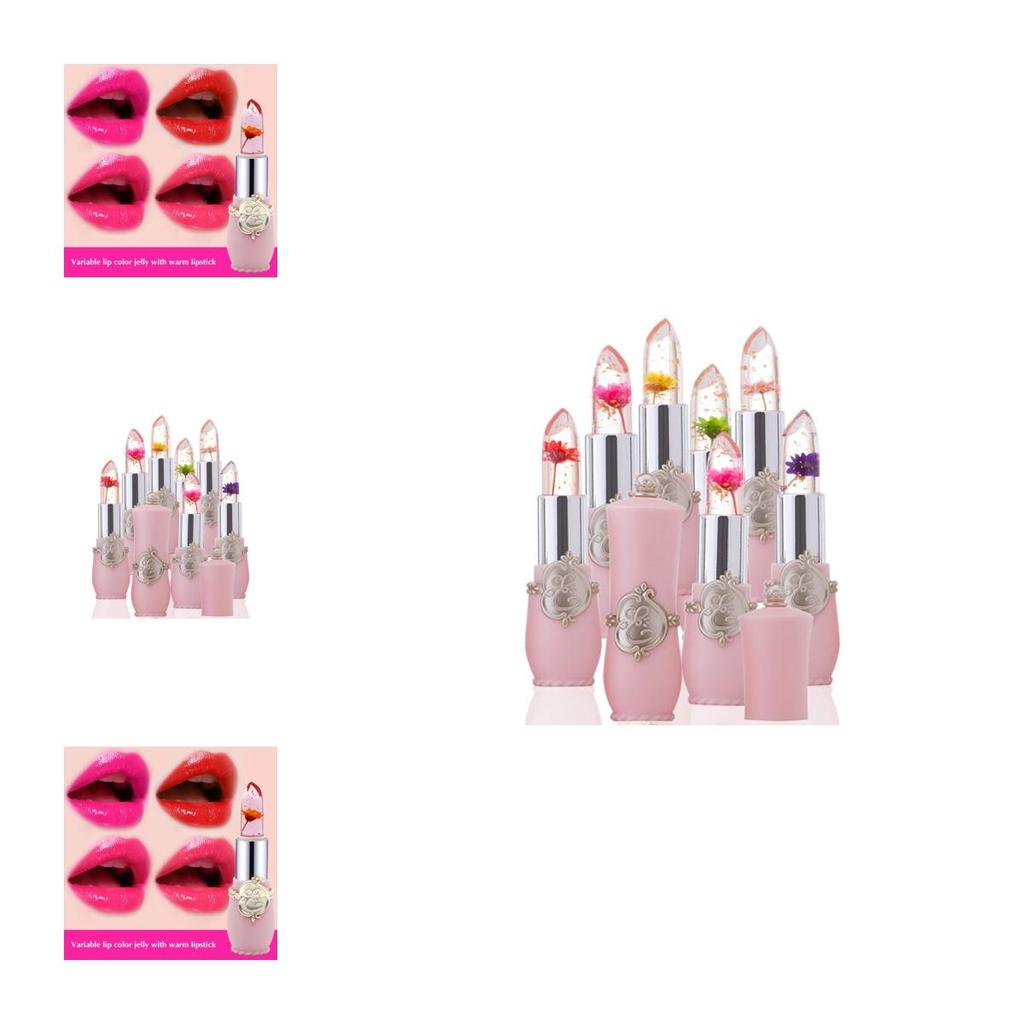 Premium Quality Flower Lipstick With Long-lasting Color-changing Magic Jelly Formula
