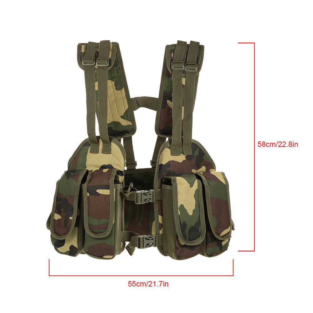 Sac Tactique Chest Rig - Poche Frontale Recon Pack - Gilet De Protection Sport