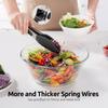 1/3Pcs Silicone Stainless Tong Steel Anti Scalding BBQ Food Tongs Non-Stick Resistant Barbecue Tongs Salad Tong 7/9/12inch
