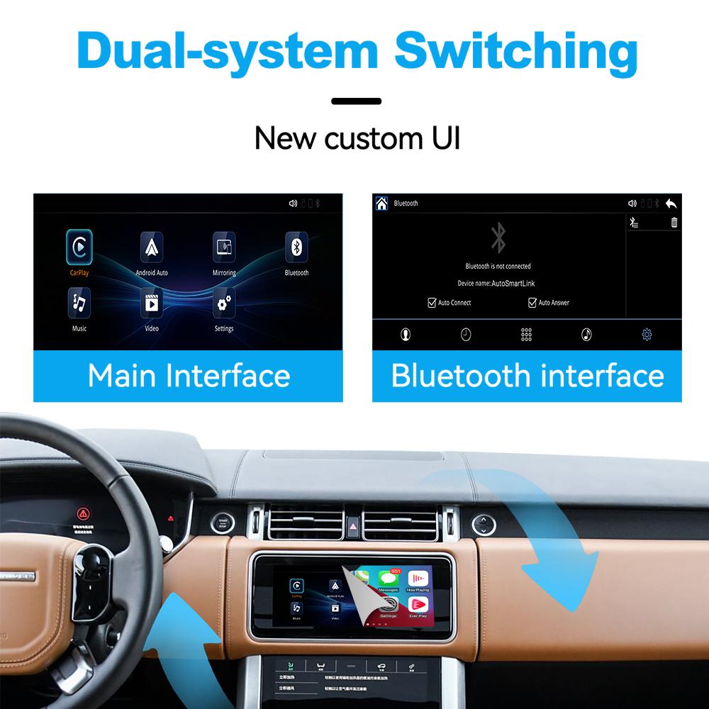 Wireless Apple CarPlay for 2016-2020 Land Rover Discovery 5 Range Rover Jaguar XEL XFL XJL F-Type Android Auto Mirroring AirPlay PP20
