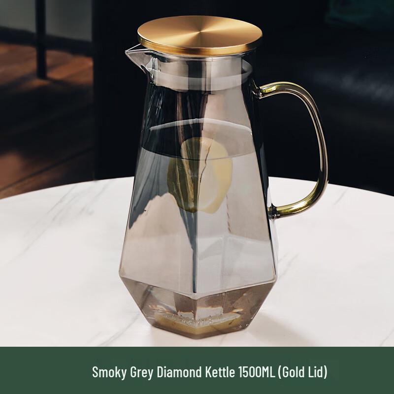 Naijiang Heat-Resistant Glass Water Pitcher & Cup Set