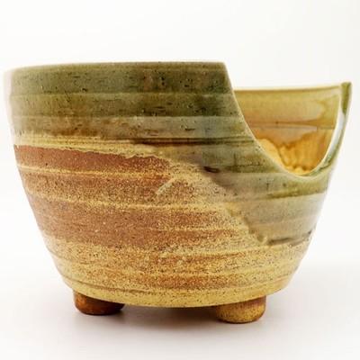 Shigaraki Ware Tea Ceremony Furo Brazier (Benihachi Style) 9 Sun