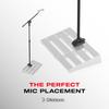 XPND Pedal Board Mic Stand Microphone Stand for D'Addario PW-XPNDPBMS-01 (Boom Pedalboards)