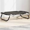VidaXL Lit pour chien pliable anthracite tissu Oxford et acier, canapé pour chien, canapé pour chien, chaise pour chien 172603