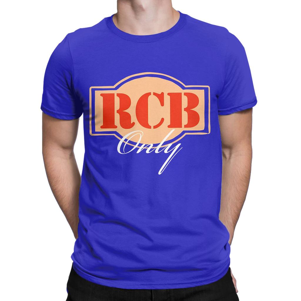 RCB Orange Funny Graphic 100 Cotton TShirt RCB Tees Tops For Unisex