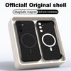 Frameless Magnetic Case For Samsung Galaxy A56 A16 A55 A15 A35 A05 A54 A34 A24 A14 A04 A04S A04E For Magsafe Hard PC Back Cover