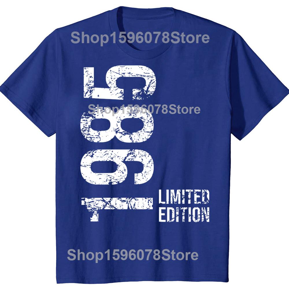 Awesome 40th 40 Years Retro Vintage 1985 Printed Birthday Gifts Man TShirts Cotton Streetwear Hip Hop Short Sleeve Women T-shirt