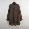 Summer and Autumn New Export European and American Women's Clothing Thin Long Sleeves Shirt and Sun-Proof Clothing Big C Home Mid Length Long Length