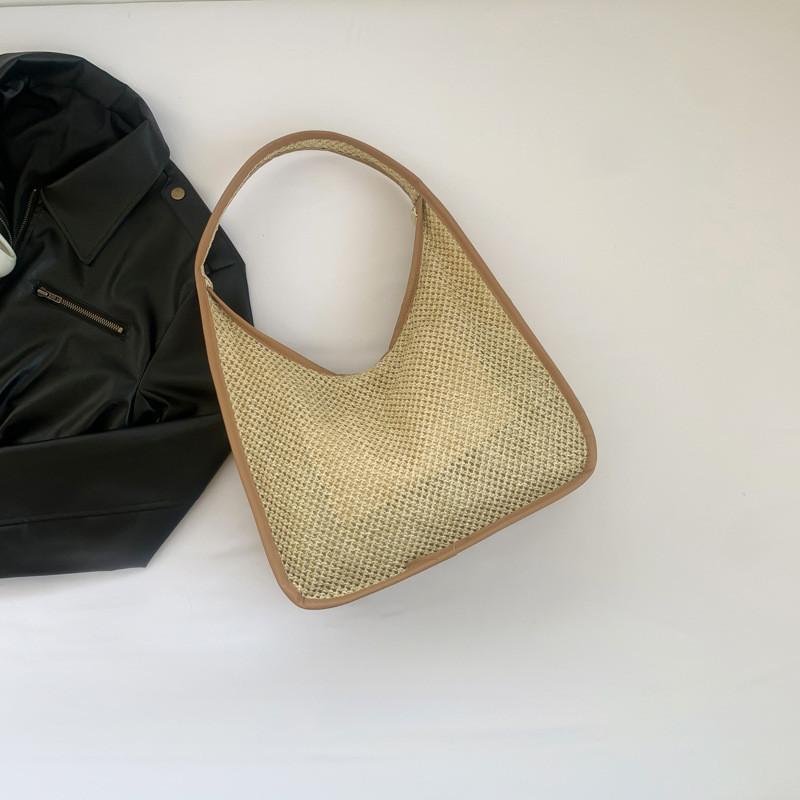 Trendy Casual Tote Bag For Women 2024 Spring Collection In Black White Khaki