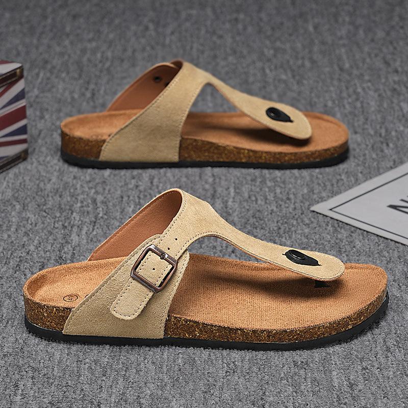 

Slippers men s 2025 summer new low-top wear-resistant men s outdoor leisure sports seaside wading sandals 38
