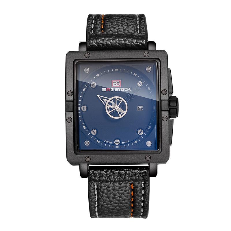 CQ220 Fashionable Men watch strap waterproof glass selection gear second hand quartz watch casual clock gift watches for man