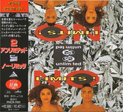 CD 2 UNLIMITED  No Limits PHCR1195 Mercury 1993 Japan Dance  Electronica Used