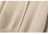 Korean Style Ruffle Hem Knit Cardigan - Women's Slim-Fit Waist-Cinching Outerwear for Autumn