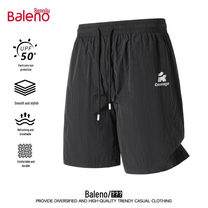 Baleno Men s Perforated Breathable Casual Shorts 2XL
