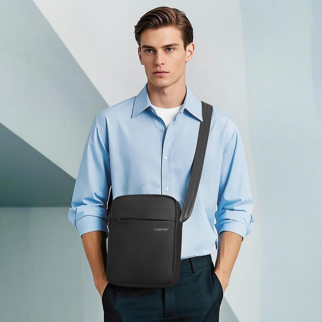 Tigernu Men Messenger Bag High Quality Waterproof Shoulder Bag For Men Business Travel Crossbody Bag Male Mini Bag