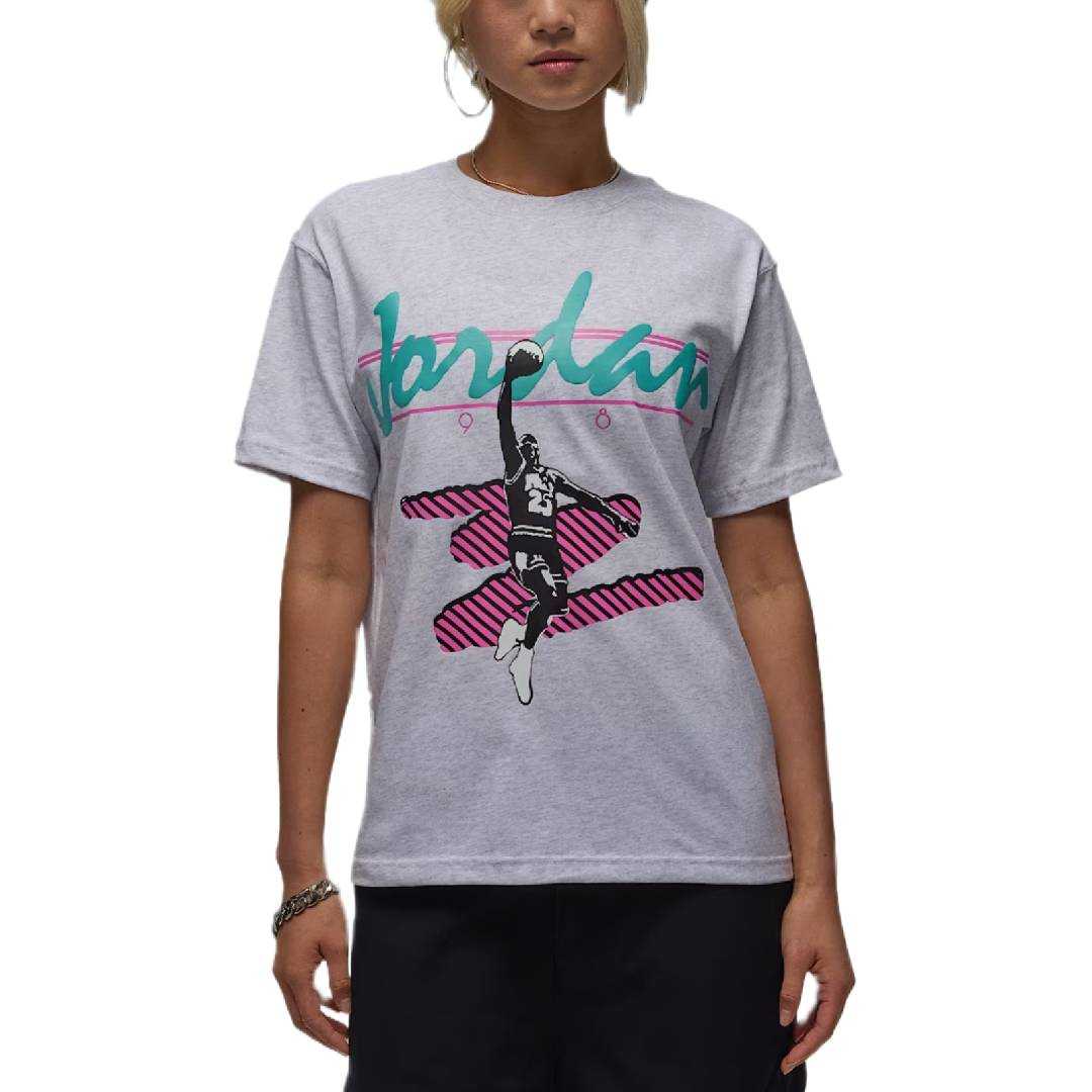 

Jordan MVP Fashion Minimalist Beautiful Short Sleeve Raglan T-Shirt Women Tops HJ0130-051 S