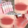 GEGE BEAR Matowa szminka, błyszczyk do ust, matowa aksamitna konsystencja, nawilżający błyszczyk wodoodporny Pink Bear Lip Clay