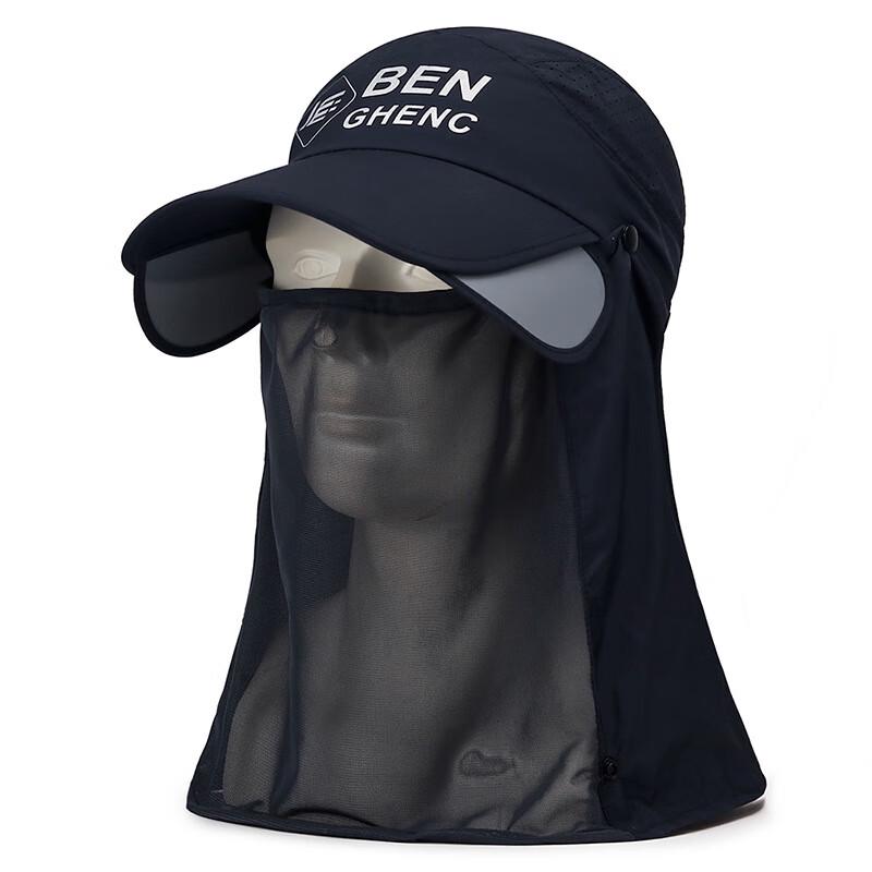 ZHENYUEQI Outdoor Sun Protection Hat with Face Veil & Neck Flap Adjustable