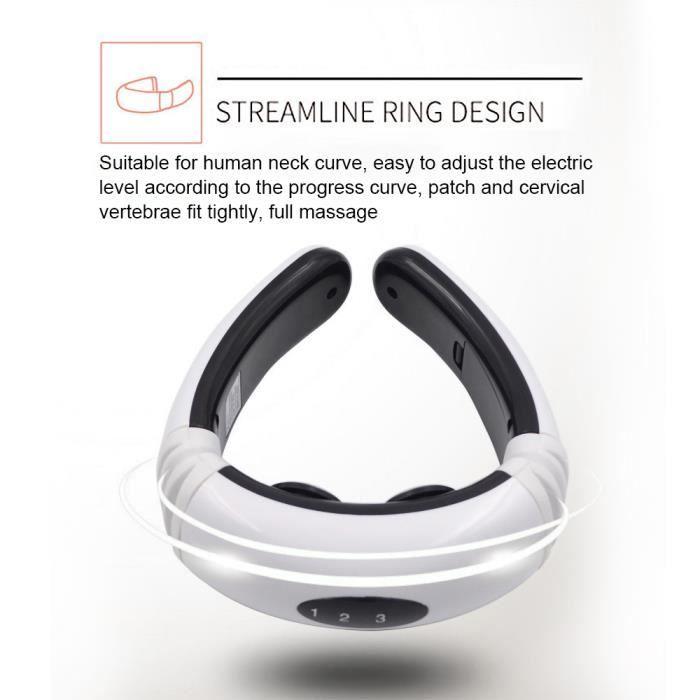 Masseur électrique pour le dos et le cou à impulsion infrarouge lointain outil de soulagement de la douleur soins