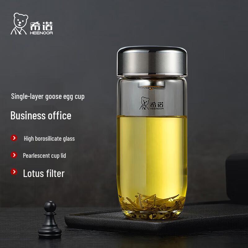

Heenoor 430mL Single-Layer Glass Cup XN-7716