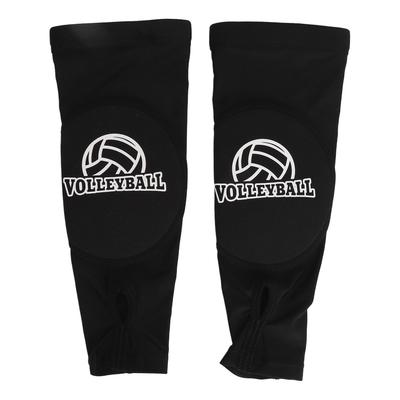 1 Pair Adult Volleyball Arm Sleeves with Protection Pad Thumb Hole Arm Wrist Guards Forearm Passing Hitting Lengthen