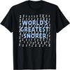 Snoring Shirt Funny Saying World's Greatest Snorer Men Dad T-Shirt