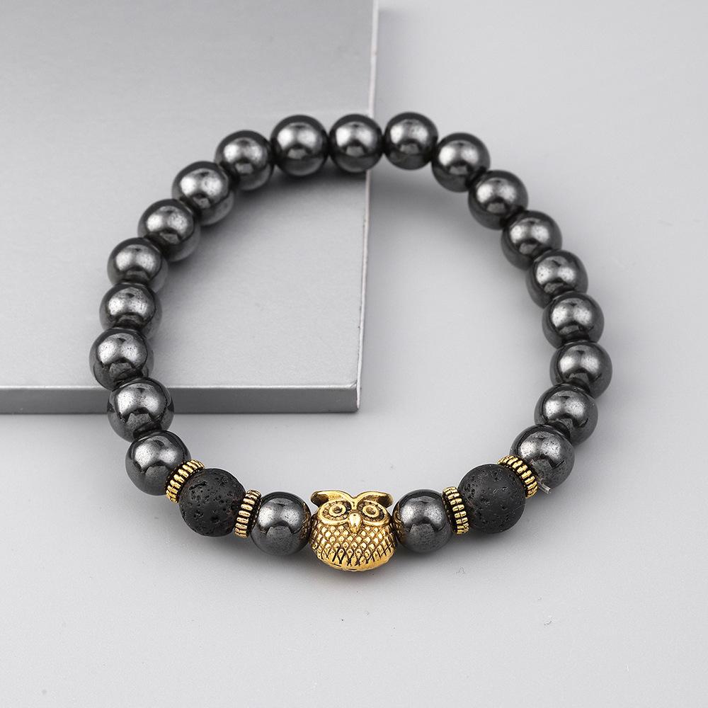 JYL TS Bracelet  Evil Eye Flat Beaded Design Enhances Protection 6601 gold египетский синий