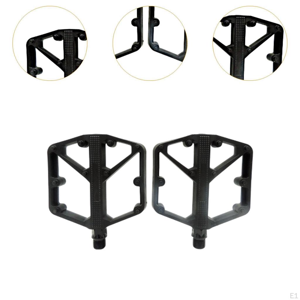 2 Nylon Anti-Slip Pedals for Road Bike Repair And Maintenance