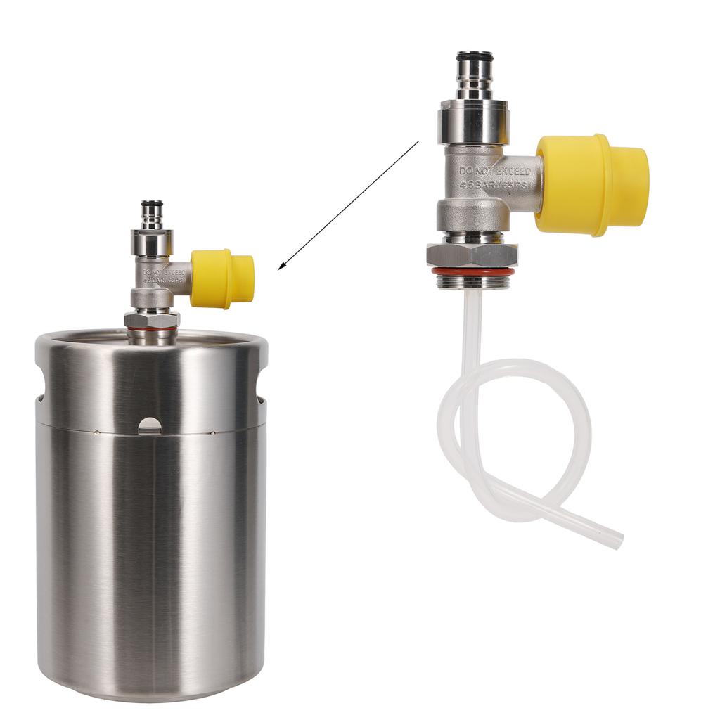 Ez Mini Keg Tap Dispenser Ball Lock Single Double Post Homebrew Picnic Taproom Mini Bar Carbonation Beer Craft Beer