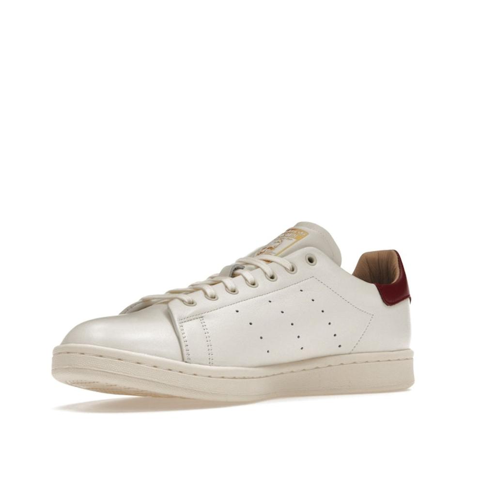 Adidas Stan Smith Lux Off White Burgundy Herre Sneakers Krem Kremhvit Pantone HQ6786