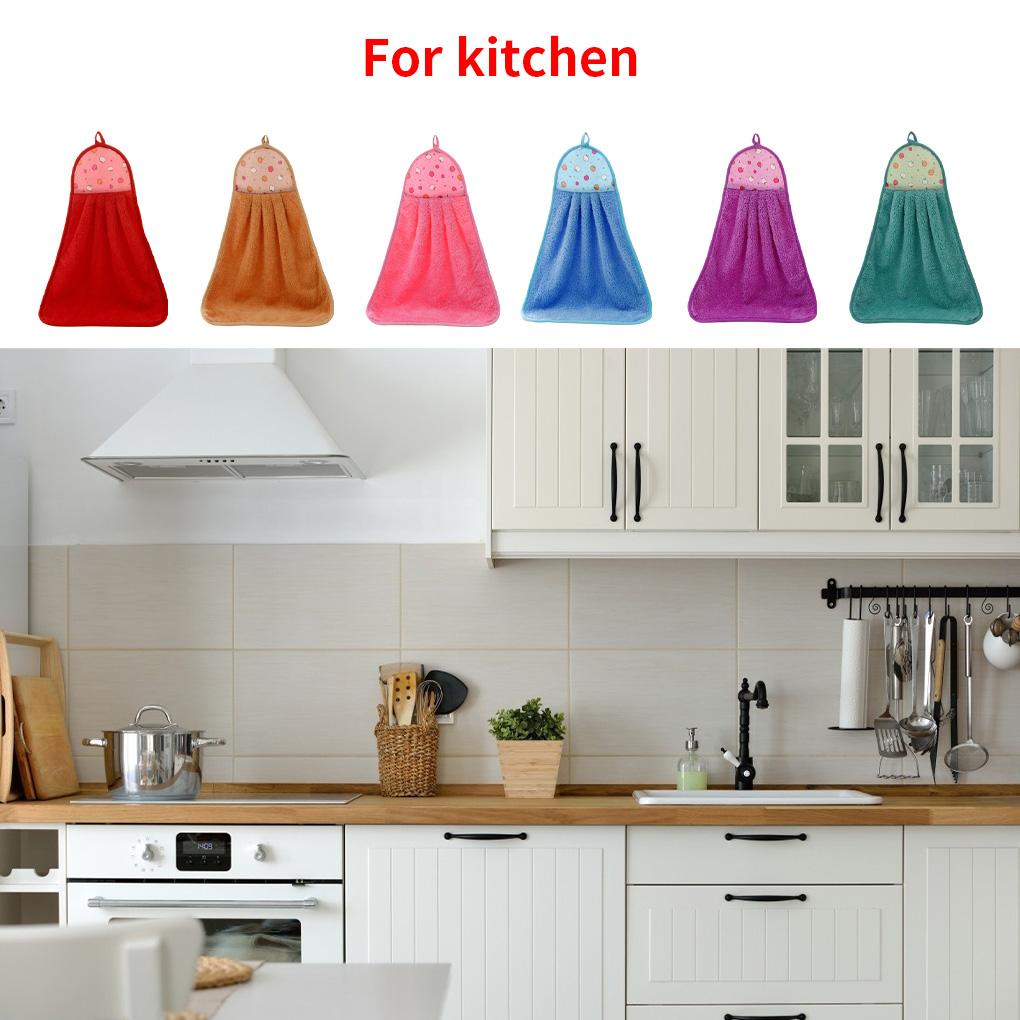 Coral Velvet Bathroom Supplies Soft Hand Towel Absorbent Cloth Dishcloths