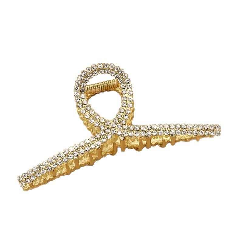 Alloy Womens Back-of-Head Grabber Large High-End Hair Claw Clip Summer 2026 Shark Clip Headpiece Japan and Korean Style
