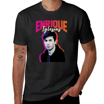 Enrique iglesias T-shirt herrkläder tröja vintagekläder sommarkläder herr t-shirt