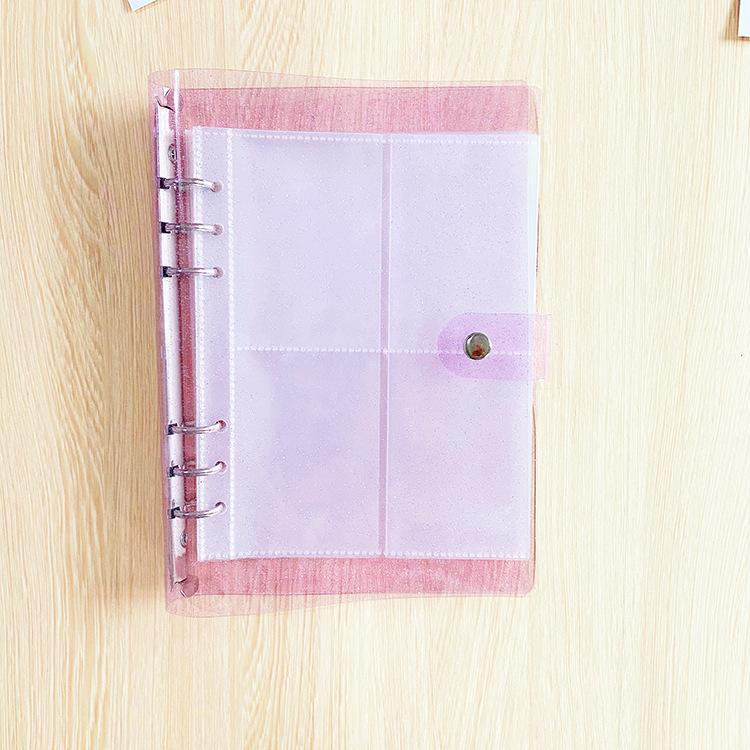 A5 A6 Binder Photocards Collect Book Postcards Organizer Journal Notebook With 10PCS Sleeves School Stationery