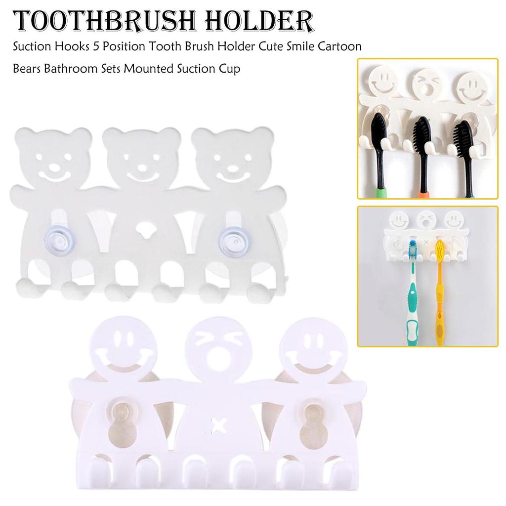 Home Bathroom Suction Cup 5 Hook Wall Mount Toothbrush Hanging Holder Smiley Toothbrush Holder Leslily Toothbrush Holder,Bathroom Sets Cartoon Sucker 5 Position Toothbrush Holder Suction Hooks Home Bathroom Suction Cup 5 Hook Wall Mount Toothbrush Hanging Holder Smiley Toothbrush Holder Leslily Toothbrush Holder,Bathroom Sets Cartoon Sucker 5 Position Toothbrush Holder Suction Hooks
