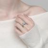 Colorful Enamel Hummingbird & Daisy Rotating Ring - Exquisite Iridescent Design