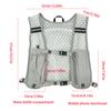 Reflective Lightweight Running Vest for Biking & Sports with Hydration Chest Pack Phone Storage Pocket Outdoor Gear