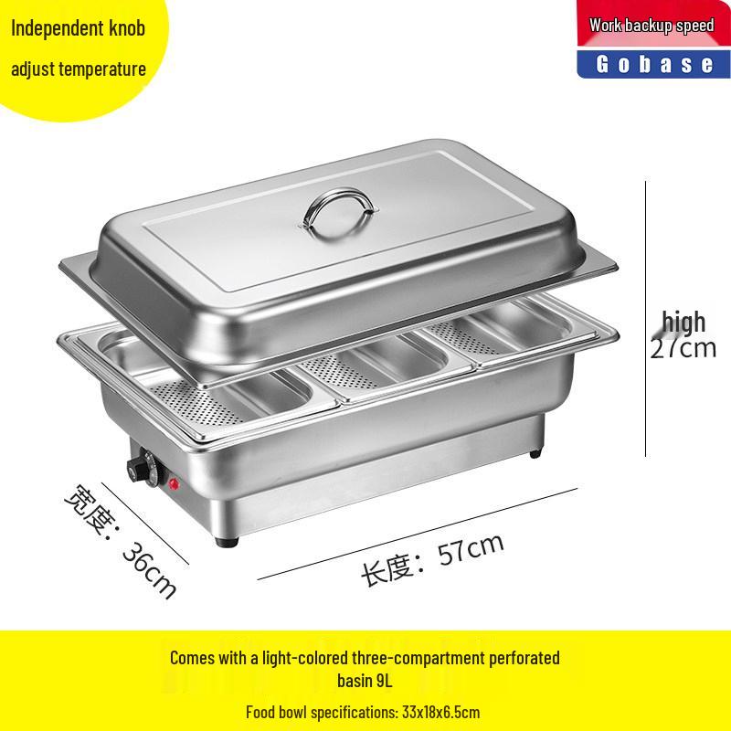 Commercial Stainless Steel Electric Buffet Warmer