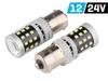 VISION R5W/R10W BA15s 12/24V 39x 2016 SMD LED Bulb, nonpolar, CANBUS, white, 2 pcs.