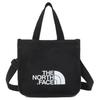 The North Face White Label Großer Logo Basic Druckknopfverschluss Leinwand-Tragetasche Einkaufstasche Handtasche Umhängetasche Unisex-Tragetasche Schwarz NN2PM57J
