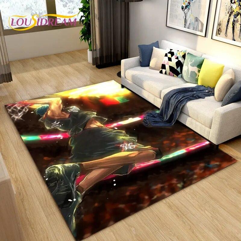 Dywan z motywem koszykówki Kuroko, dywanik do salonu, sypialni, sofy, dekoracja, antypoślizgowa mata podłogowa dla dzieci