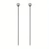 4pcs Stainless Steel Cocktail Picks Fruit Picks Cocktail Sticks For Bar Pub Club Restaurant And Home Use Drinkware Accessories
